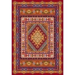 نخ و نقشه فرش درشت باف کد 44