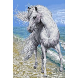 نخ و نقشه تابلو فرش حیوانات کد 6