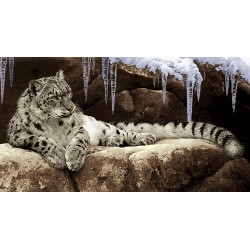 نخ و نقشه تابلو فرش حیوانات کد 7