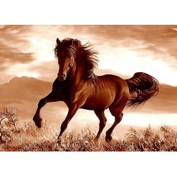 نخ و نقشه تابلو فرش حیوانات کد 18