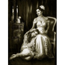 نخ و نقشه تابلو فرش فرانسوی کد 148