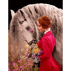 نخ و نقشه تابلو فرش فرانسوی کد 149