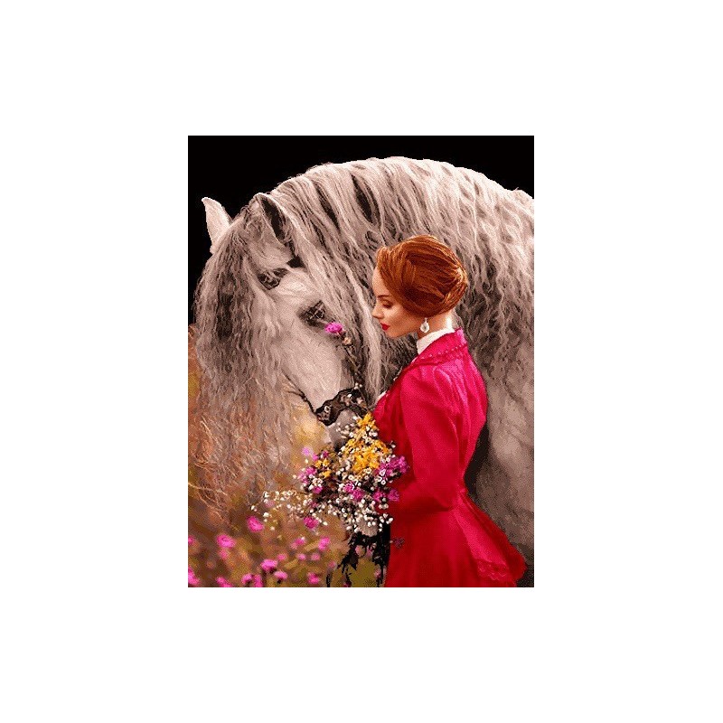 نخ و نقشه تابلو فرش فرانسوی کد 149