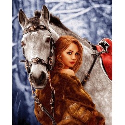 نخ و نقشه تابلو فرش فرانسوی کد 154