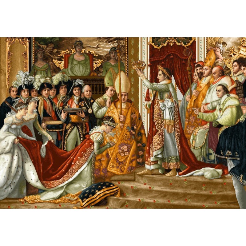 نخ و نقشه تابلو فرش فرانسوی کد 155