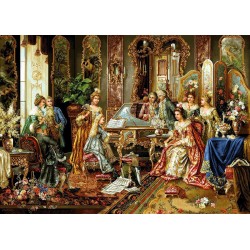 نخ و نقشه تابلو فرش فرانسوی کد 158