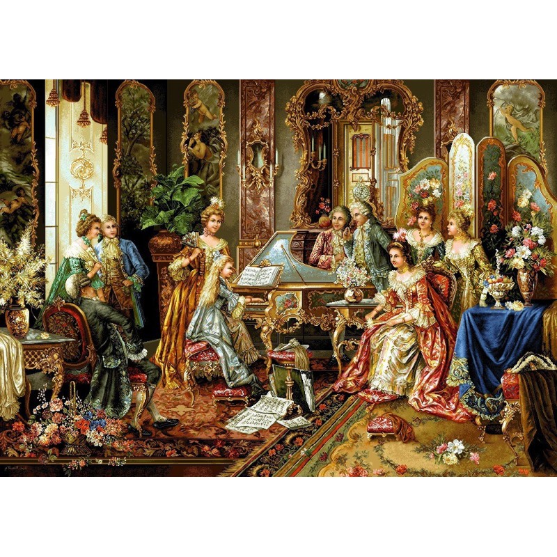 نخ و نقشه تابلو فرش فرانسوی کد 158