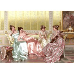 نخ و نقشه تابلو فرش فرانسوی کد 163