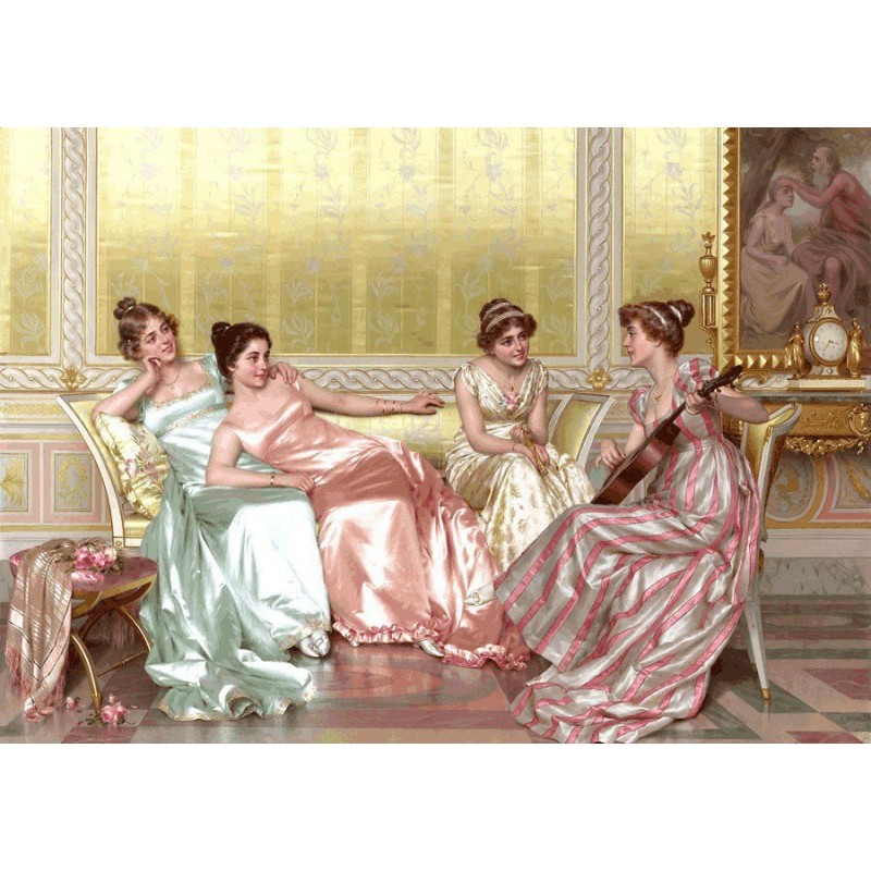 نخ و نقشه تابلو فرش فرانسوی کد 163