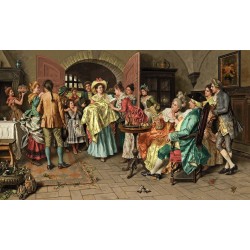 نخ و نقشه تابلو فرش فرانسوی کد 165