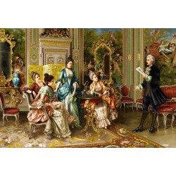 نخ و نقشه تابلو فرش فرانسوی کد 166