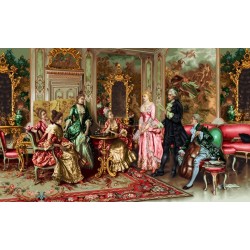 نخ و نقشه تابلو فرش فرانسوی کد 167