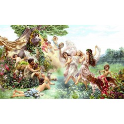 نخ و نقشه تابلو فرش فرانسوی کد 168