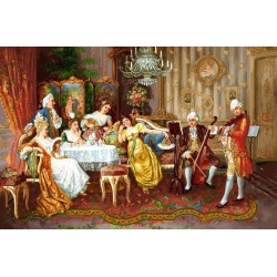 نخ و نقشه تابلو فرش فرانسوی کد 169