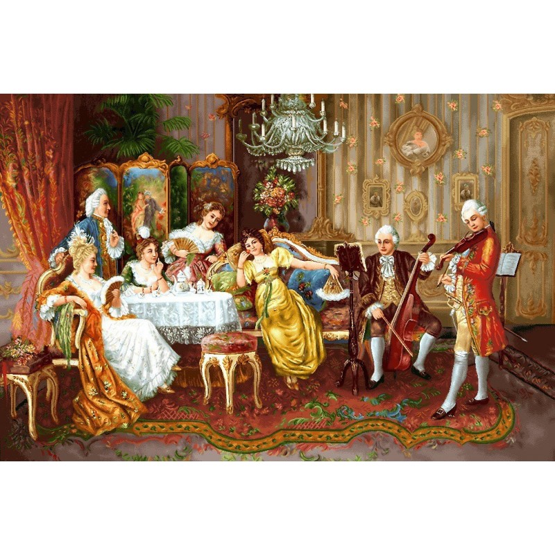 نخ و نقشه تابلو فرش فرانسوی کد 169