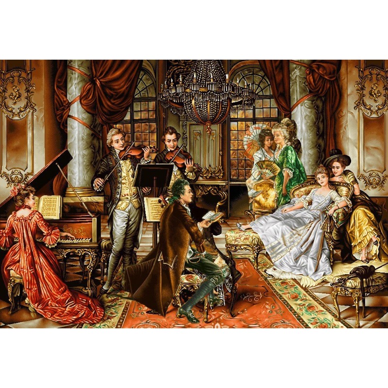 نخ و نقشه تابلو فرش فرانسوی کد 171