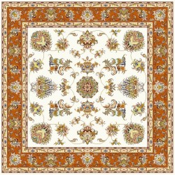 نخ و نقشه فرش کد 90