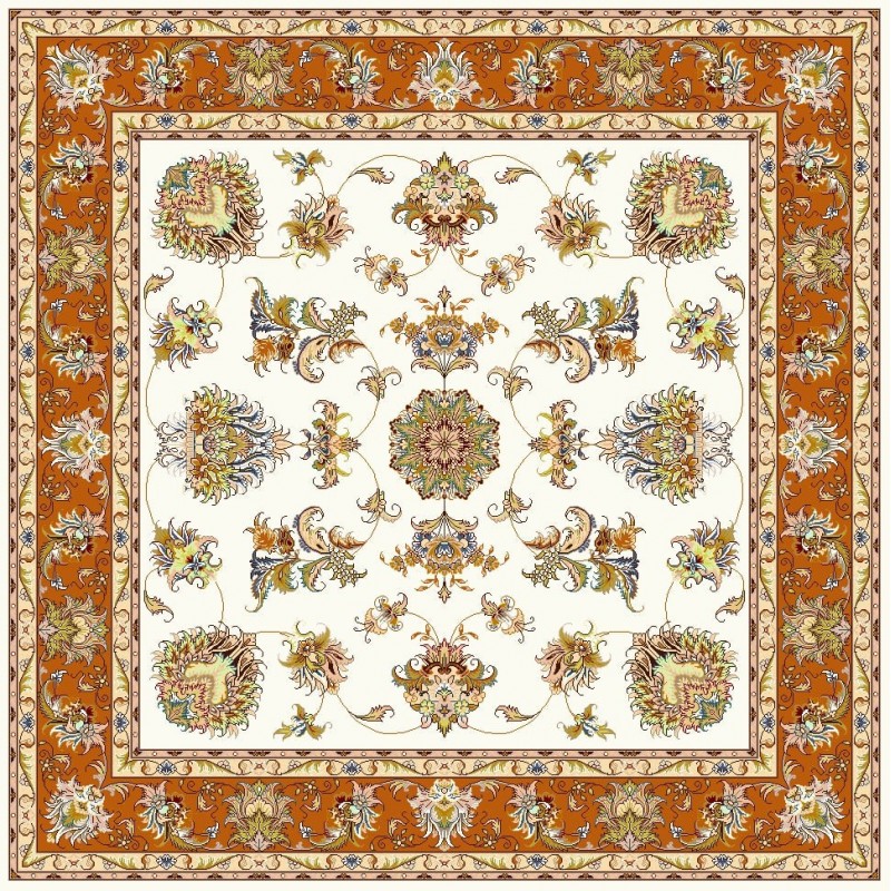 نخ و نقشه فرش کد 90