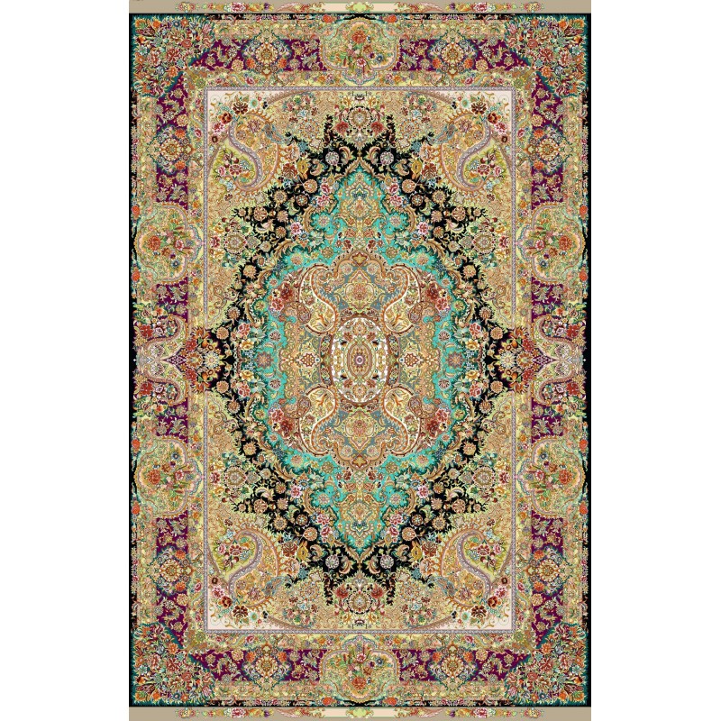 نخ و نقشه فرش کد 107