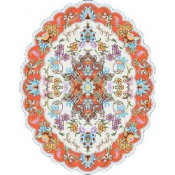 نخ و نقشه فرش کد 100