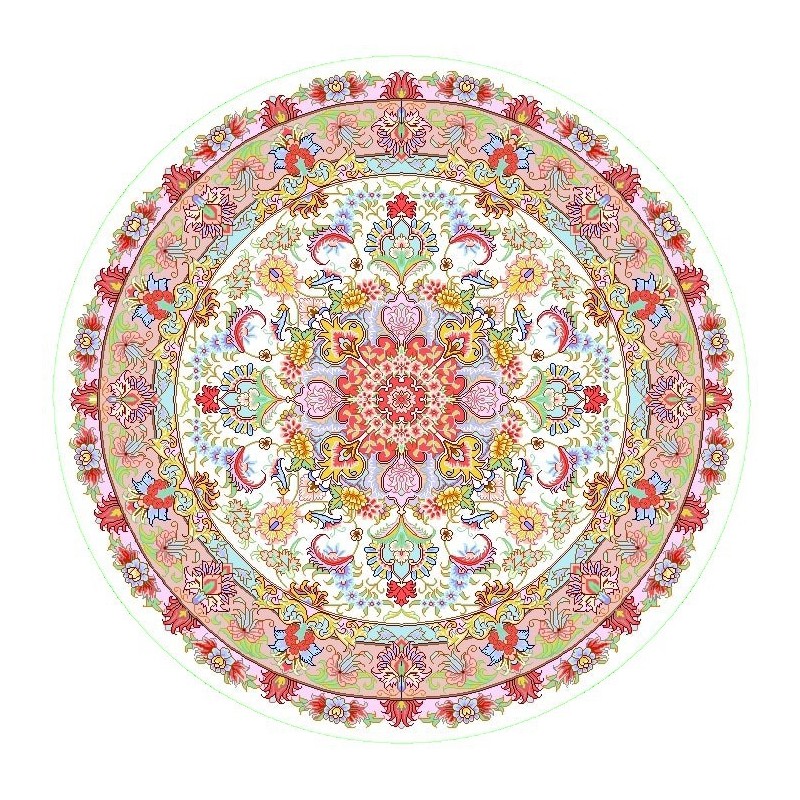 نخ و نقشه فرش کد 110