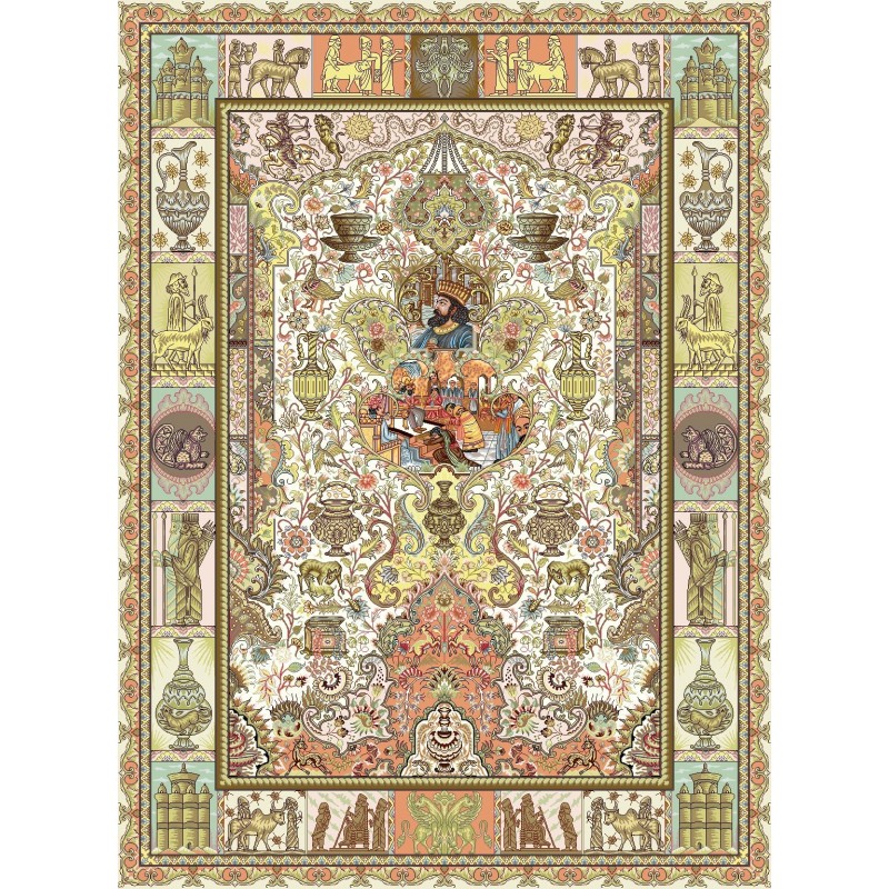 نخ و نقشه فرش کد 114