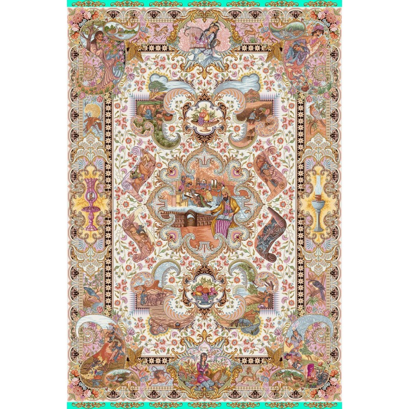 نخ و نقشه فرش کد 116