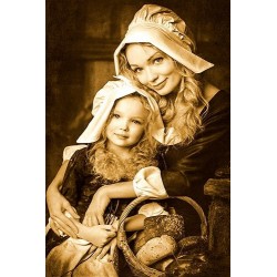 نخ و نقشه تابلو فرش فرانسوی کد 176