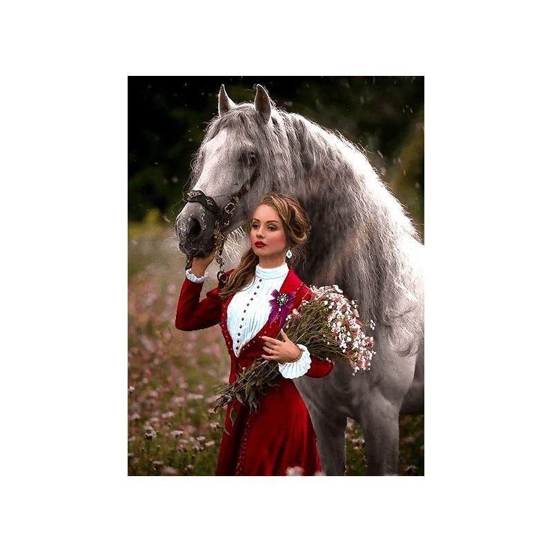 نخ و نقشه تابلو فرش فرانسوی کد 175