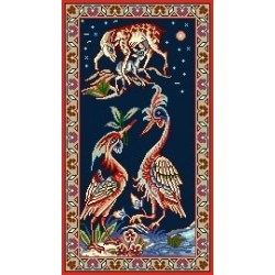 نخ و نقشه فرش درشت باف کد 38