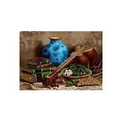 نخ و نقشه آموزشی تابلو فرش کد 24