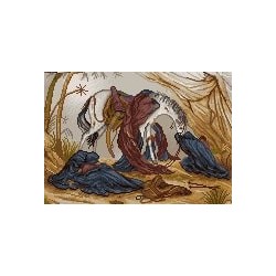 نخ و نقشه آموزشی تابلو فرش کد 26