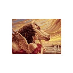 نخ و نقشه آموزشی تابلو فرش کد 28