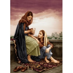 نخ و نقشه تابلو فرش ایرانی کد 73