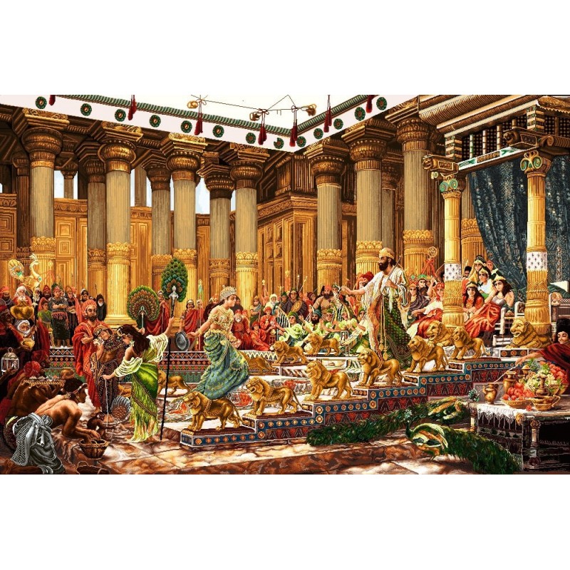 نخ و نقشه تابلو فرش ایرانی کد 85