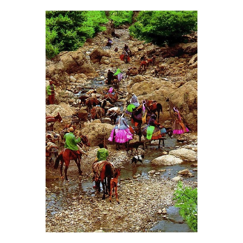 نخ و نقشه تابلو فرش ایرانی کد 88