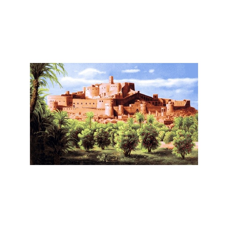 نخ و نقشه تابلو فرش ایرانی کد 95