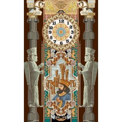 نخ و نقشه تابلو فرش ایرانی کد 97