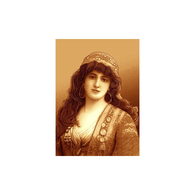 نخ و نقشه تابلو فرش ایرانی کد 99