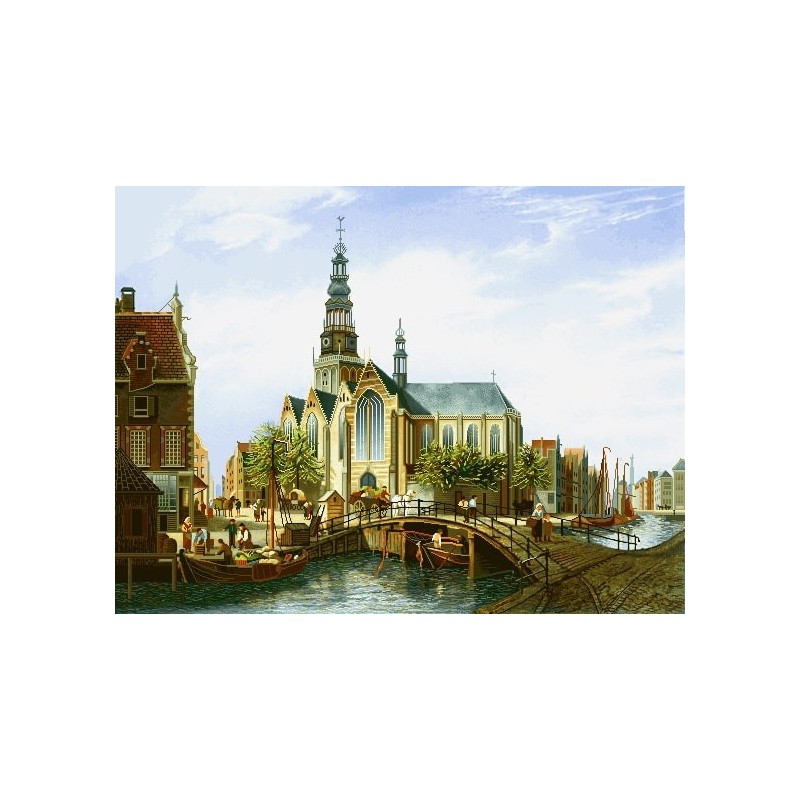 نخ و نقشه تابلو فرش طبیعت کد 95