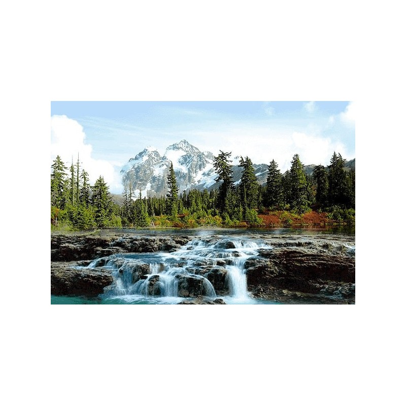 نخ و نقشه تابلو فرش طبیعت کد 109