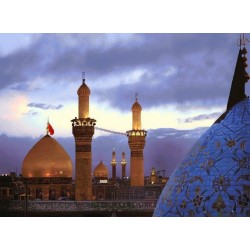 نخ و نقشه تابلو فرش مذهبی کد 129