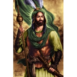 نخ و نقشه تابلو فرش مذهبی کد 143