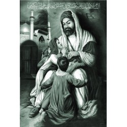 نخ و نقشه تابلو فرش مذهبی کد 144