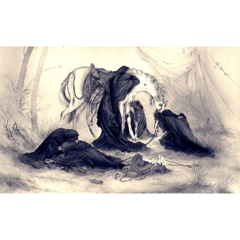 نخ و نقشه تابلو فرش مذهبی کد 145