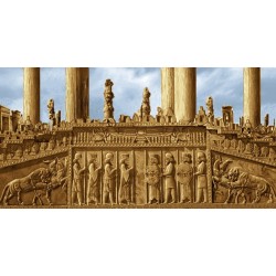 نخ و نقشه تابلو فرش ایرانی کد 48