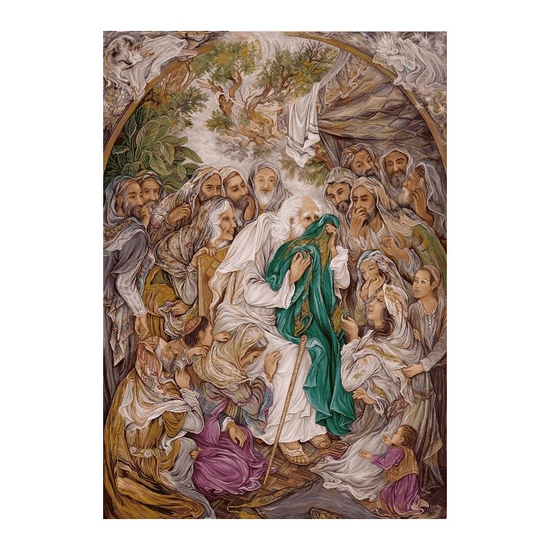 نخ و نقشه تابلو فرش مینیاتوری کد 50