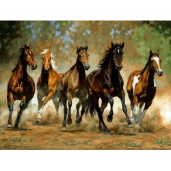 نخ و نقشه تابلو فرش حیوانات کد 29