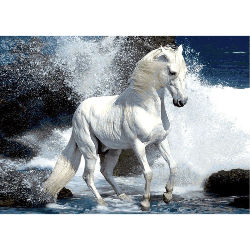 نخ و نقشه تابلو فرش حیوانات کد 31