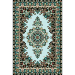 نخ و نقشه فرش کد 14 زمینه کرم